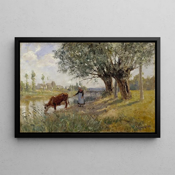 Carl Trgrdh - Countryside near GrezsurLoing.webp