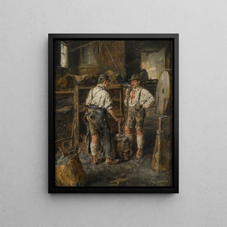 Carl Wilhelm Anton Seiler - Beim Schmied.webp