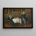 Sigari dopo cena - Carl Wilhelm Anton Seiler — quadro incorniciato alla parete
