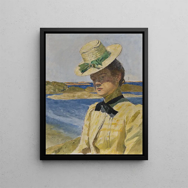 Mademoiselle Agnès Cleve - Carl Wilhelmson — quadro incorniciato alla parete