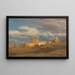 Le tombe dei califfi al Cairo, fine - Carl Wuttke — quadro incorniciato alla parete