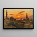 Le Cairo al crepuscolo - Carl Wuttke — quadro incorniciato alla parete