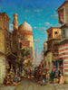 Scene di strada alla Kaï Bey Moschee al Cairo - Carl Wuttke — vista dell’opera