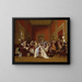 Sala d'attesa di seconda classe - Carl d'Unker — quadro incorniciato alla parete