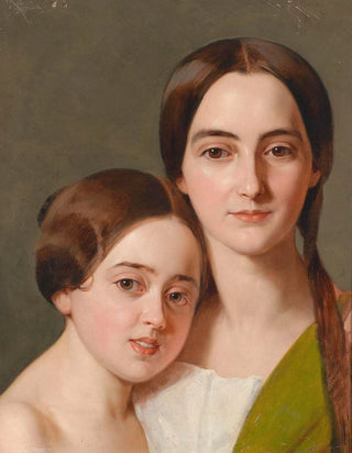 Carl von Saar - Bildnis Alexandrine Pazzani und Caroline von Saar.webp