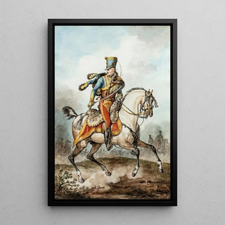 Carle Vernet - Captain of the 7th hussards regiment of Mr de Martot.webp