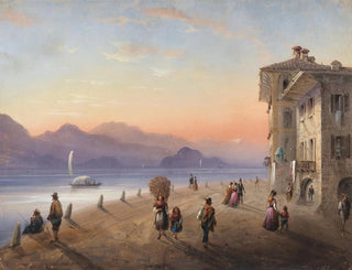 Carlo Bossoli - Palazzo Borromeo Isola Bella on Lake Maggiore.webp