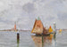 Bateaux da pesca nella laguna di Venezia - Carlo Brancaccio — vista dell’opera