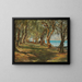 Olive grove au bord du Garde - Carlo Brioschi — quadro incorniciato alla parete