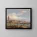 Vista del Palazzo Ducale dal Dogana a Venezia - Carlo Canella — quadro incorniciato alla parete