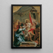 Il Cristo e il dubbio di Tommaso - Carlo Carlone — quadro incorniciato alla parete