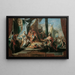 La Continenza di Scipione - Carlo Carlone — quadro incorniciato alla parete