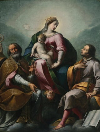 Carlo Francesco Nuvolone - Madonna and Child with Saints.webp