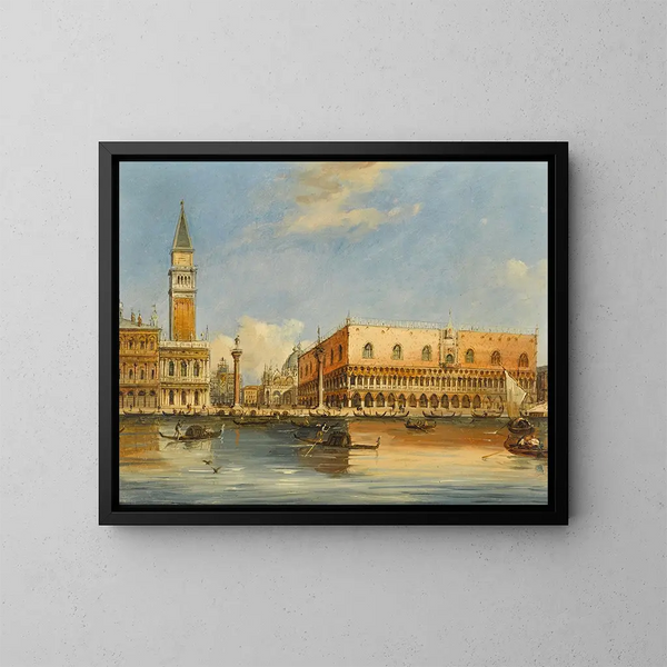 Vista veneziana I - Carlo Grubacs — quadro incorniciato alla parete
