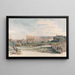 Le Colisée depuis le mont Caelius avec l'arc de Constantin et une vue du Forum, Rome - Carlo Labruzzi — quadro incorniciato alla parete