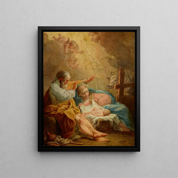 Natività - Carlo Maratti — quadro incorniciato alla parete