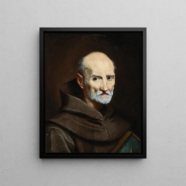 Ritratto di Luke Wadding - Carlo Maratti — quadro incorniciato alla parete