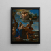 La fuga in Egitto - Carlo Maratti — quadro incorniciato alla parete