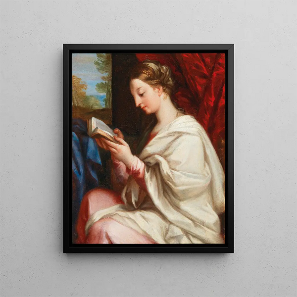 La Madone lisant - Carlo Maratti — quadro incorniciato alla parete