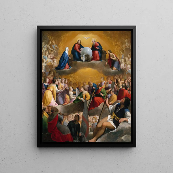 Paradiso - Carlo Saraceni — quadro incorniciato alla parete