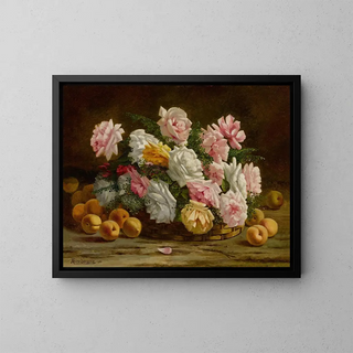 Carlos Rivero Sanabria - Rosas y duraznos.webp