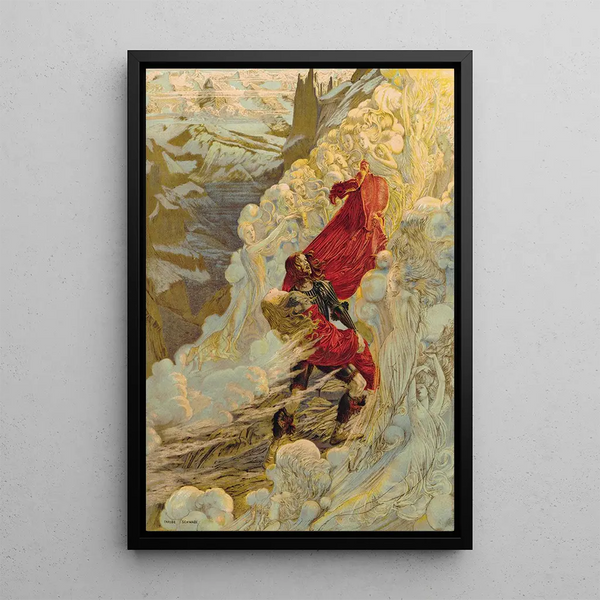 Fervaal - Carlos Schwabe — quadro incorniciato alla parete