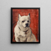 Il cane cinese - Carolus-Duran — quadro incorniciato alla parete