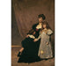Riproduzione del dipinto Madre e figli, Madame Feydeau e i suoi figli - Carolus-Duran