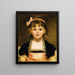 Ritratto di una giovane ragazza - Carolus-Duran — quadro incorniciato alla parete