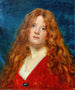 Ritratto di donna rossa 1876 - Carolus-Duran — vista dell’opera