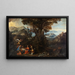 Paesaggio eroico - Scuola dei Carracci — quadro incorniciato alla parete
