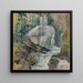 Cascata - John Henry Twachtman — quadro incorniciato alla parete