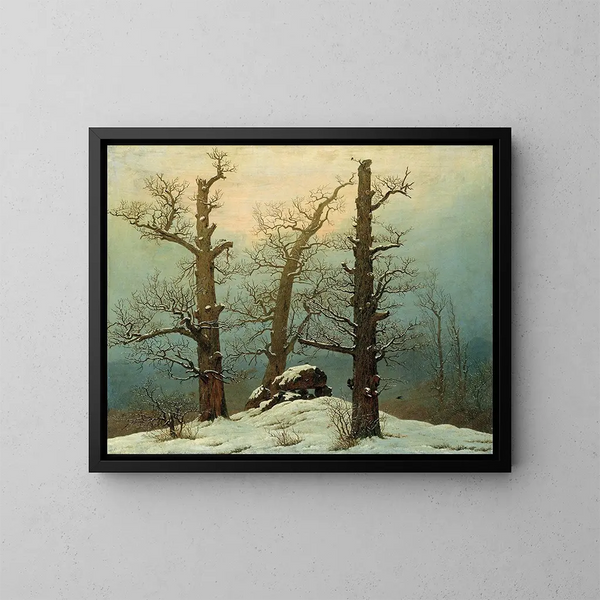 Cairn dans la neige - Caspar David Friedrich — quadro incorniciato alla parete