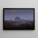 Scogliera rocciosa sul mare - Caspar David Friedrich — quadro incorniciato alla parete