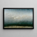 Il monaco sul mare - Caspar David Friedrich — quadro incorniciato alla parete
