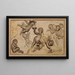 Bacchanale d'enfants - Caspar Franz Sambach — quadro incorniciato alla parete