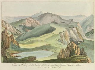 Caspar Leontius Wyss - Lac de Seberg deux lieues dessus Zweysimmen dans le Canton de Berne.webp