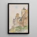 Riproduzione del dipinto Remparts de Carcassonne France - Cass Gilbert