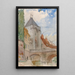 Pont à Moret Francia - Cass Gilbert — quadro incorniciato alla parete