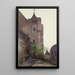 Carcassonne - Cass Gilbert — quadro incorniciato alla parete