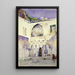 Cour del monastero dei Cappuccini di Amalfi - Cass Gilbert — quadro incorniciato alla parete