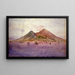 Il Vesuvio dalla baia di Napoli - Cass Gilbert — quadro incorniciato alla parete