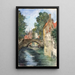 sul canale Bruges - Cass Gilbert — quadro incorniciato alla parete