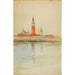 Riproduzione del dipinto San Giorgio Maggiore Venezia - Cass Gilbert