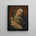 La Vierge à l'Enfant - École castillane — quadro incorniciato alla parete
