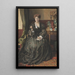 Ritratto pensieroso di Emma Madox Brown - Catherine Madox Brown — quadro incorniciato alla parete