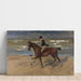 Riproduzione del dipinto Cavaliere sulla spiaggia - Max Liebermann