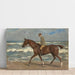 Riproduzione del dipinto Cavaliere sulla spiaggia a sinistra - Max Liebermann