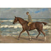 Riproduzione del dipinto Cavaliere sulla spiaggia a sinistra - Max Liebermann