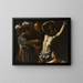 di Sant'Agostino - Cecco del Caravaggio — quadro incorniciato alla parete